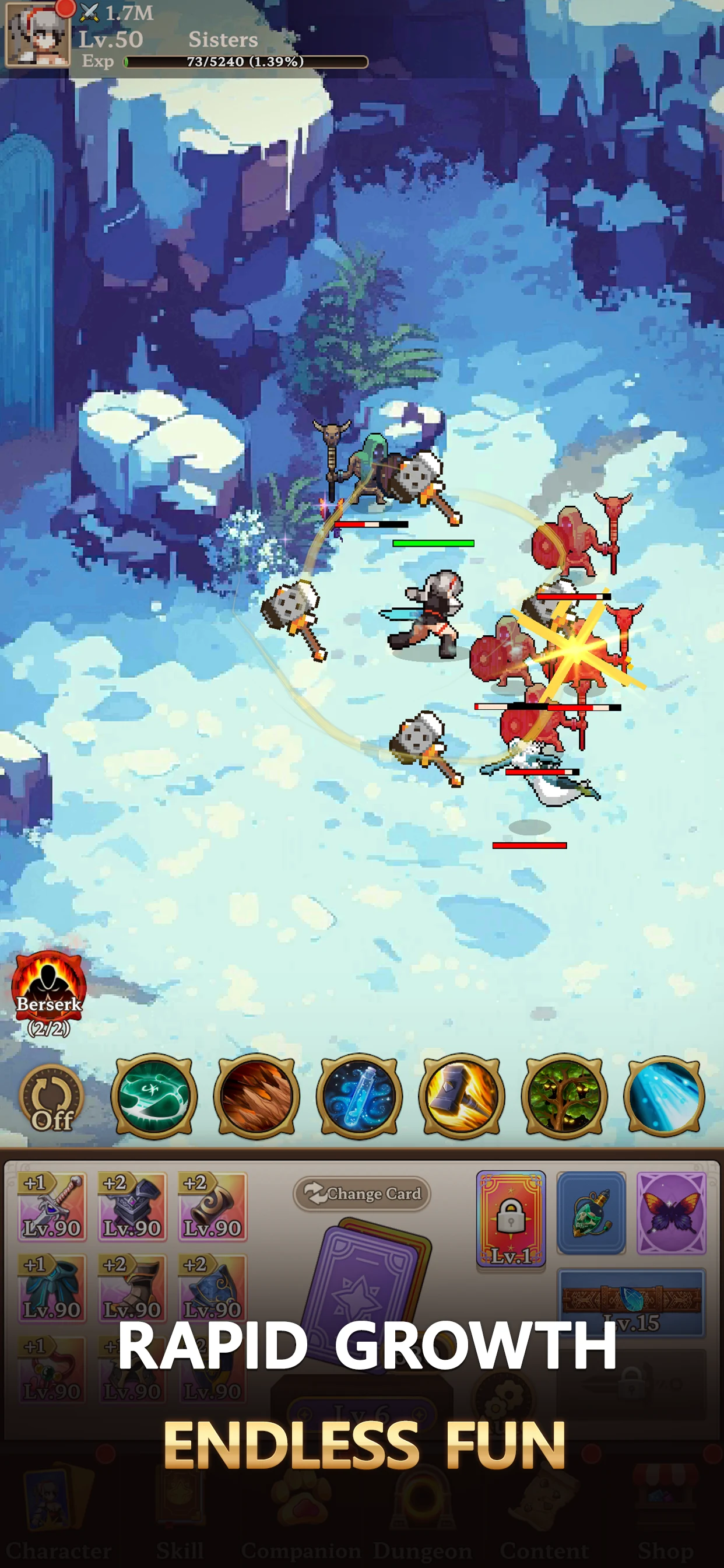 Dungeon Sisters : IDLE RPG screenshot
